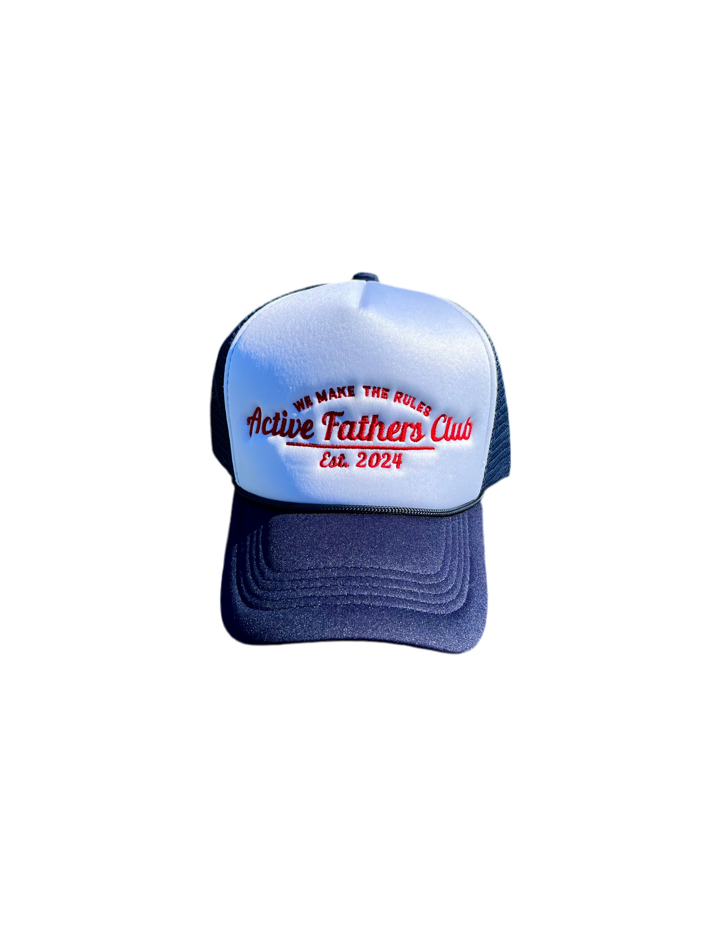 Navy Blue/White AFC Trucker