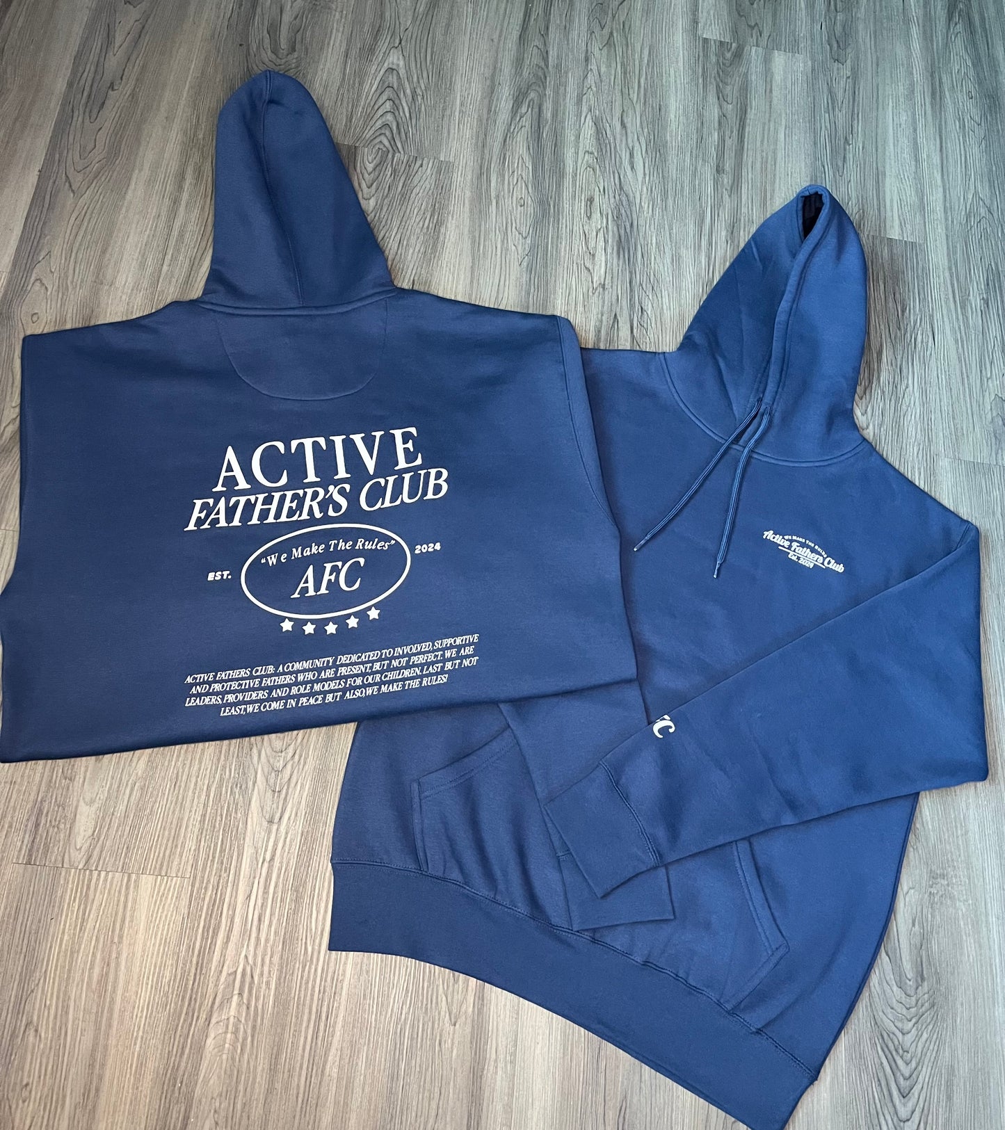 Navy "We Make The Rules" AFC Hoodie