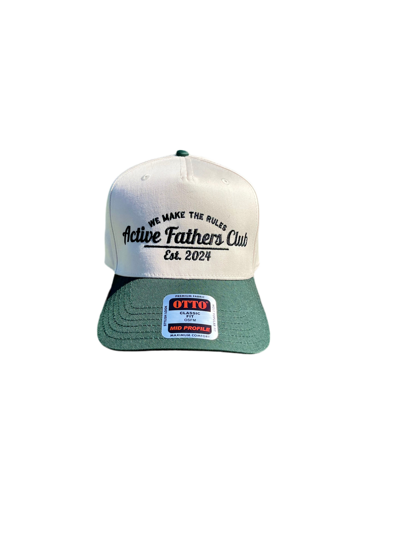 Off-White/Green AFC Snapback