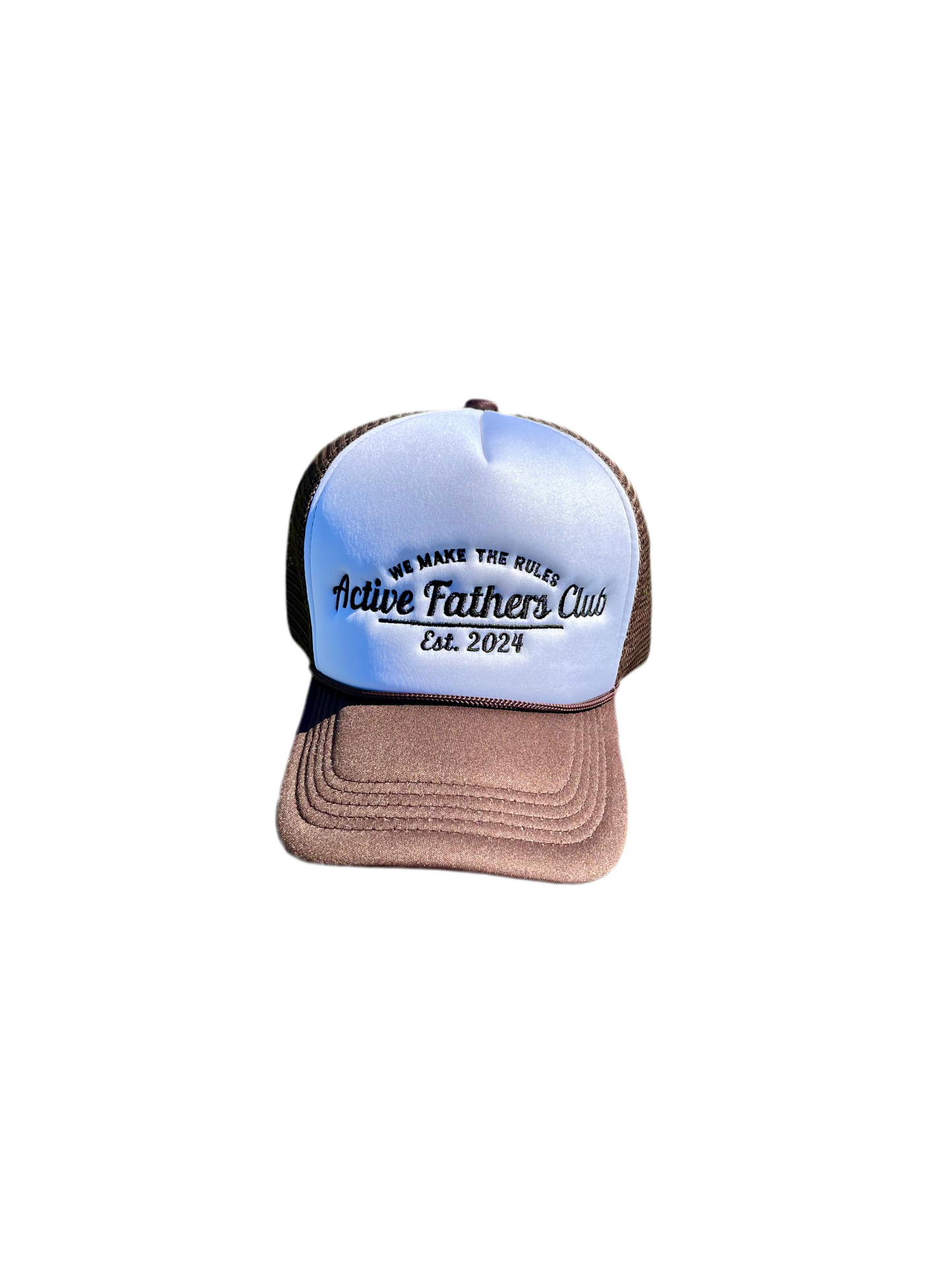 Brown/White AFC Trucker