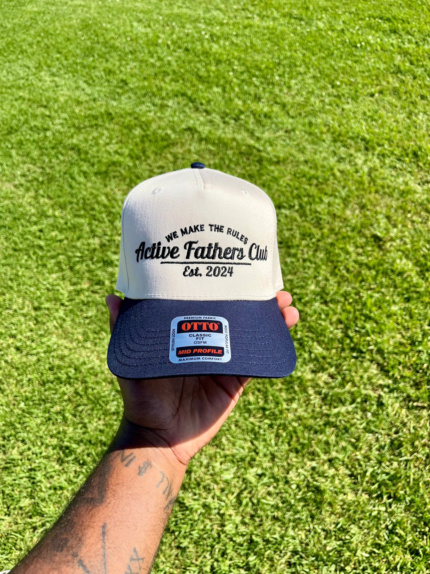Off-White/Navy AFC Snapback