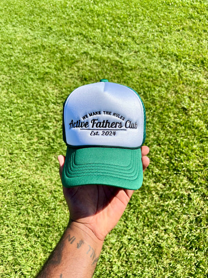 Green/White AFC Trucker