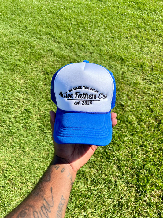 Royal Blue/White AFC Trucker