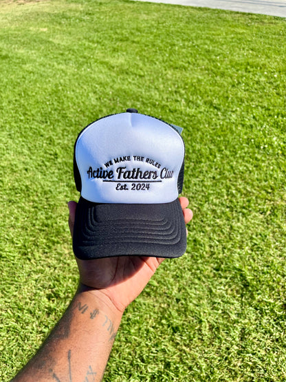 Black/White AFC Trucker