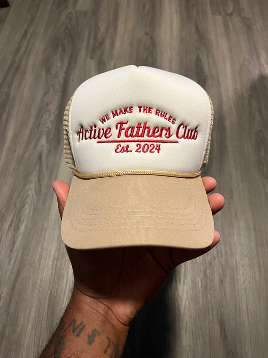 Khaki / White AFC Trucker