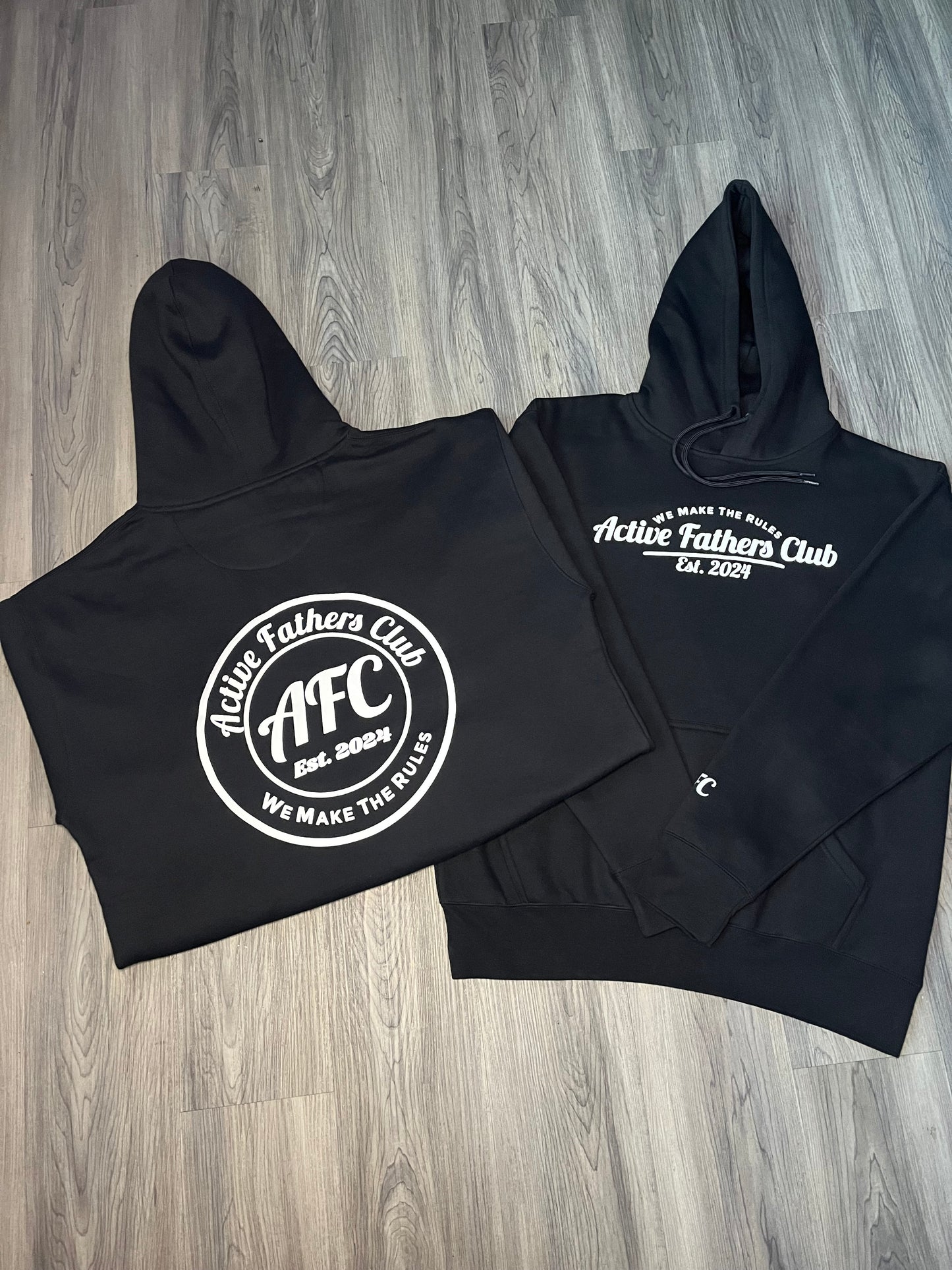 Black "We Make The Rules" AFC Hoodie