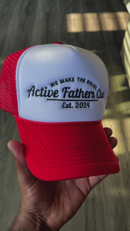 Red/White AFC Trucker
