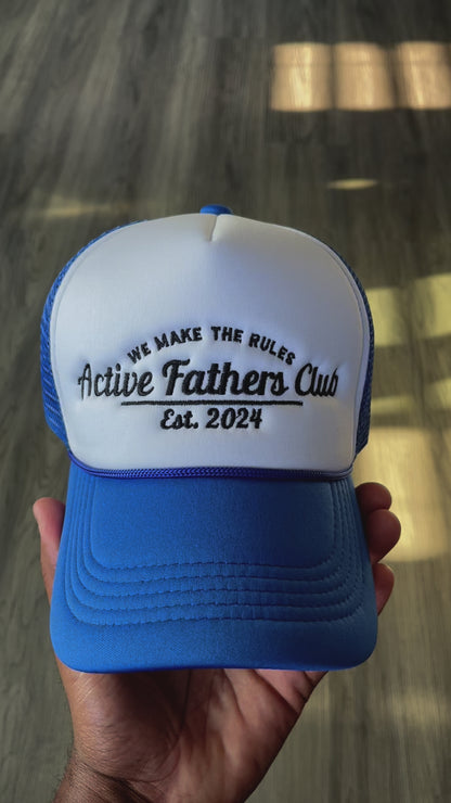 Royal Blue/White AFC Trucker