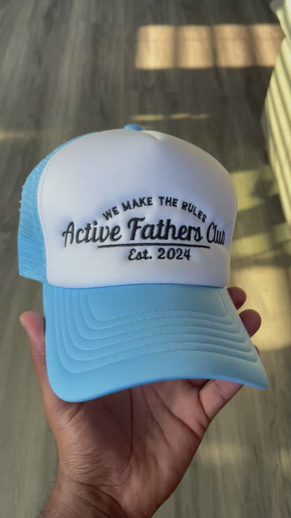 Sky Blue/White AFC Trucker