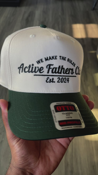 Off-White/Green AFC Snapback