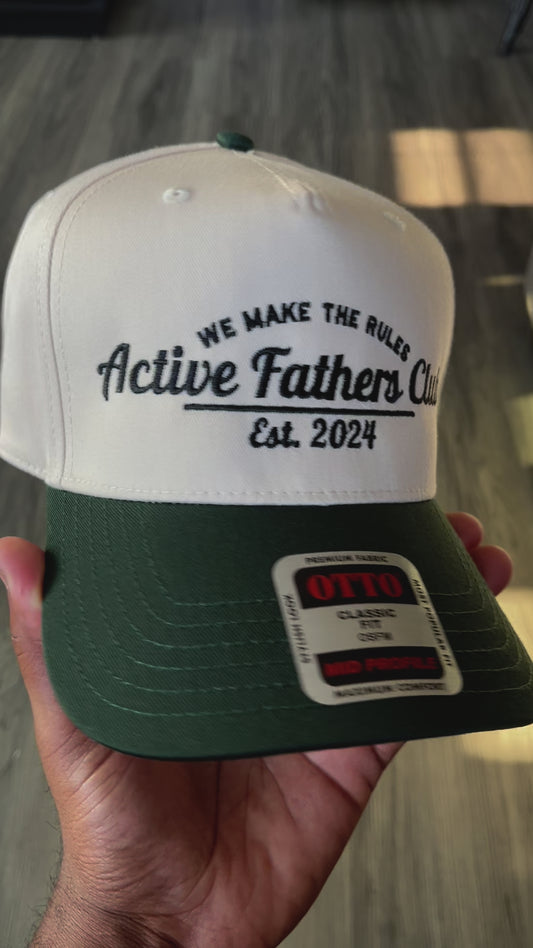Off-White/Green AFC Snapback