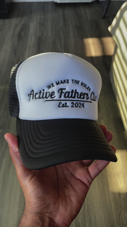 Black/White AFC Trucker