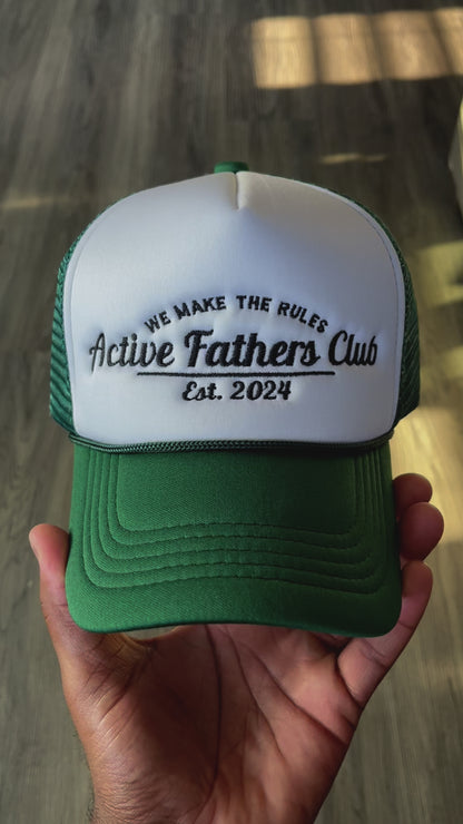 Green/White AFC Trucker