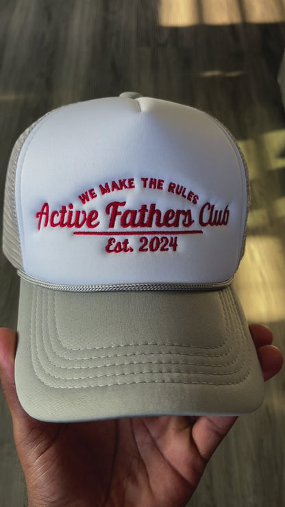 Grey/White AFC Trucker