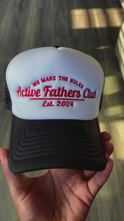 Black/ White AFC Trucker